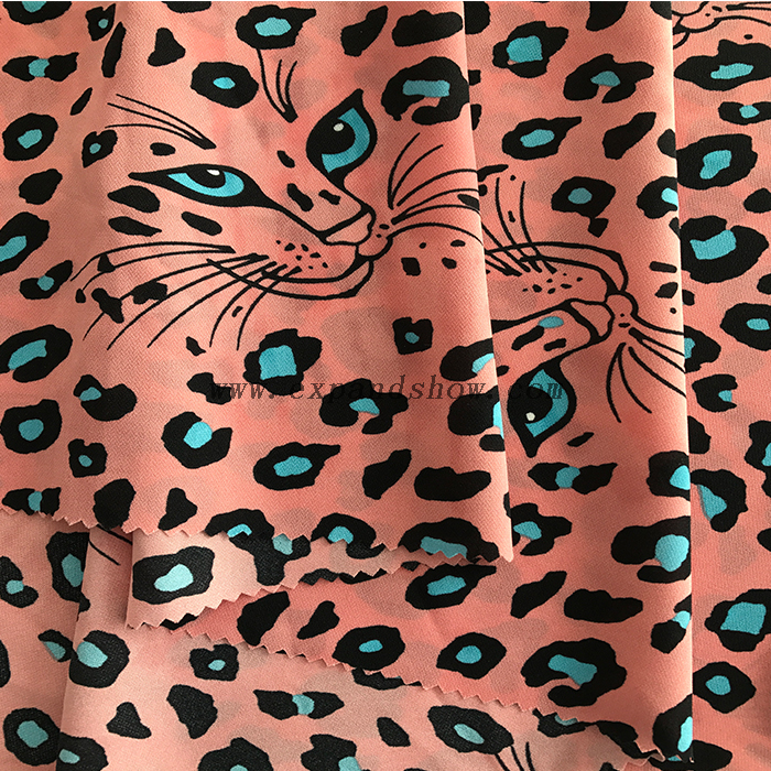 Rhombus printed fabric 