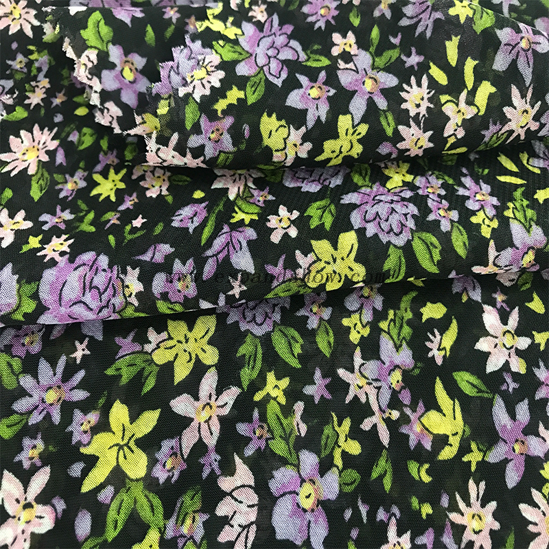 100DChiffon Print Fabric 
