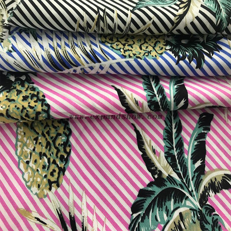 Rayon Printed Fabric