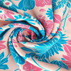Fancy printed women dresses fabric rayon printed fabric 