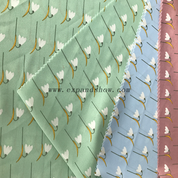 Rhombus printed fabric 