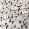 New style 100% polyester printed plain floral chiffon fabric
