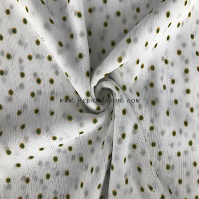 Lurex Chiffon Crepe fabric 