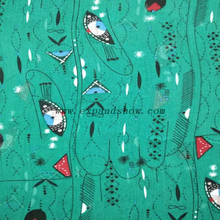 Fancy printed women dresses fabric polyester chiffon crinkle fabric 