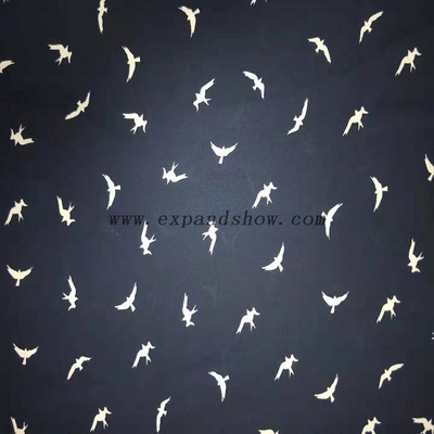 Fancy women dresses fabric polyester high quality soft moss crepe dobby georgette printed 