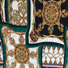 Rhombus printed fabric 