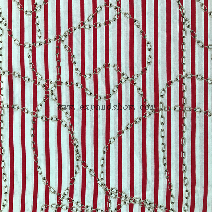 Rhombus printed fabric 