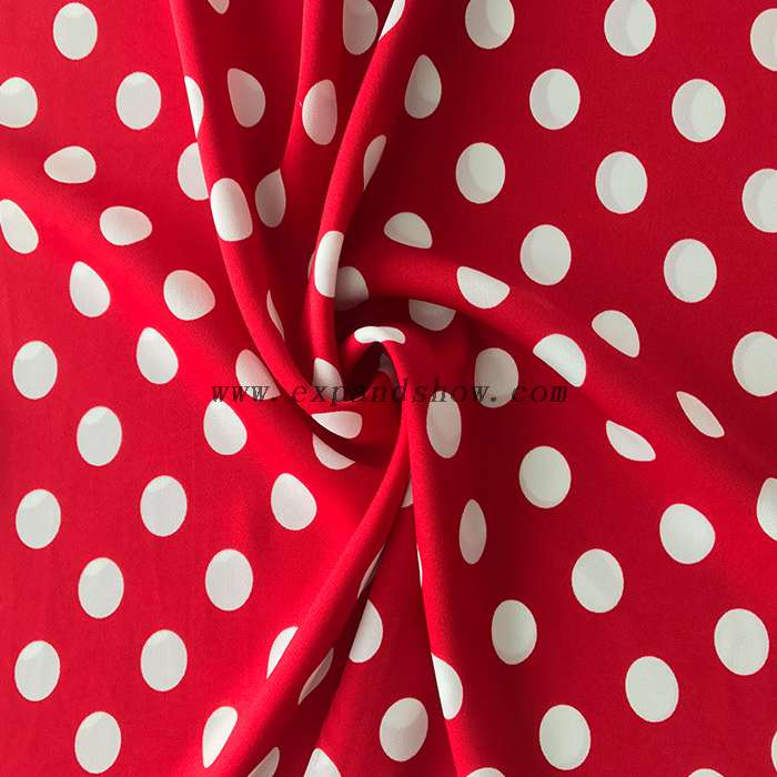 Rhombus printed fabric 