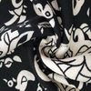 Fancy women dresses fabric polyester slub printed fabric 
