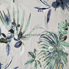 Fancy printed women dresses fabric polyester chiffon dyed fabric