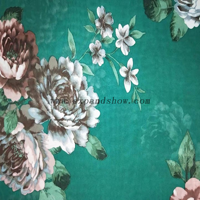 Fancy printed women dresses fabric polyester chiffon fabric 