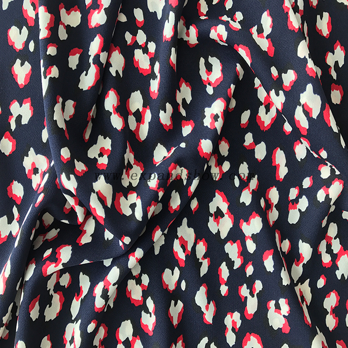 Rhombus printed fabric 