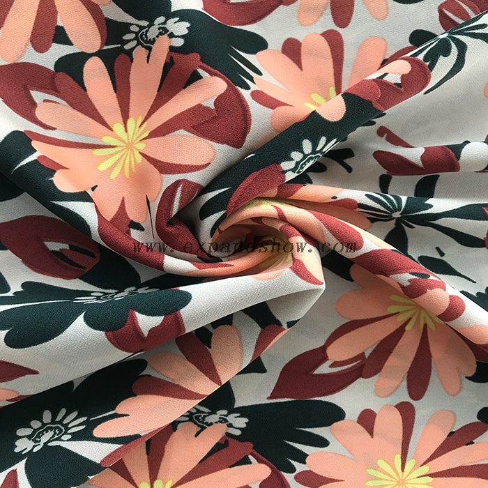 Rhombus printed fabric 