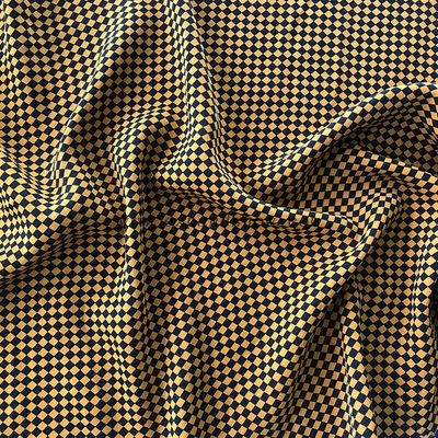Rhombus printed fabric 
