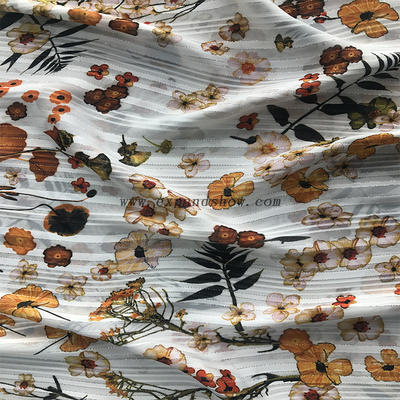 Beautiful silver stripe fabric 