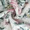 Fancy women dresses fabric polyester 50D chiffon check printed