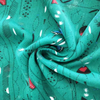 Fancy printed women dresses fabric polyester chiffon crinkle fabric 