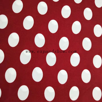 Fancy women dresses fabric polyester high quality wool peach printed 