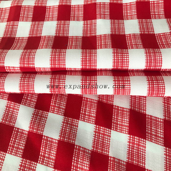 Rhombus printed fabric 