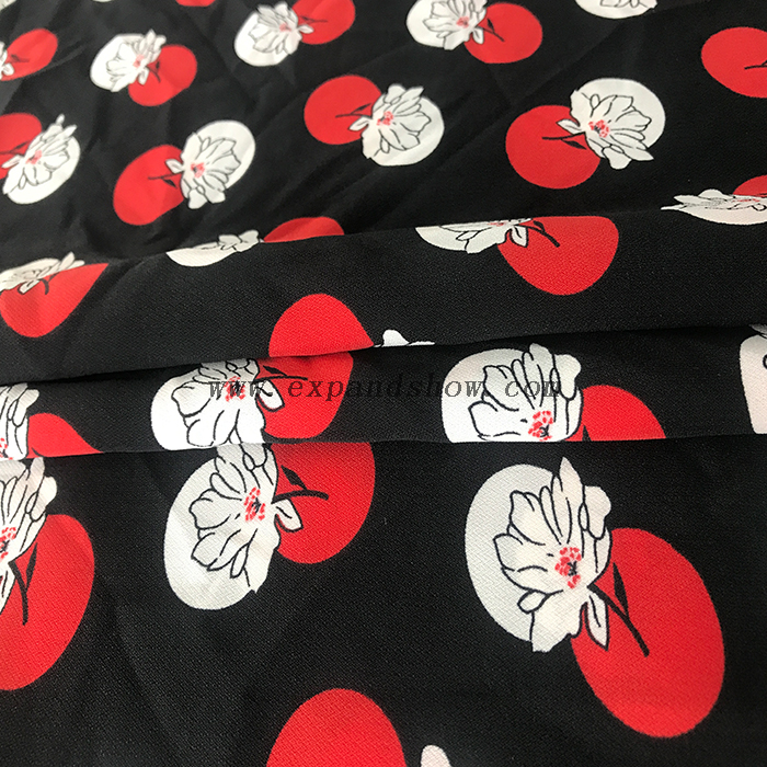Rhombus printed fabric 