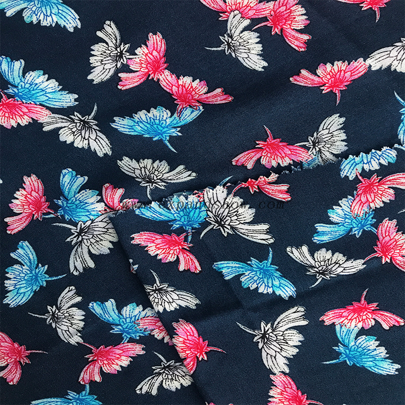 Rayon Printed Fabric