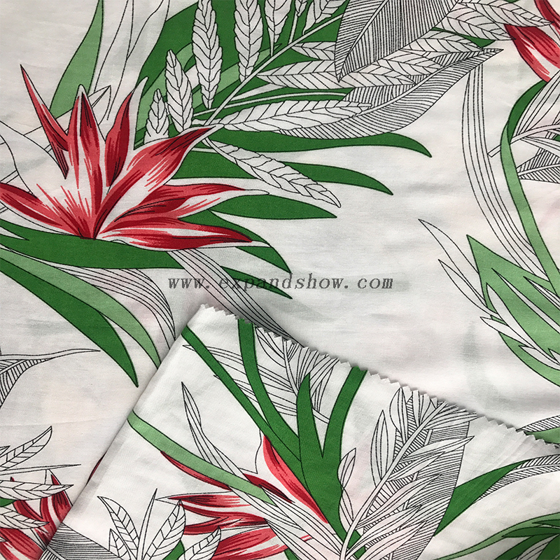 Rayon Printed Fabric