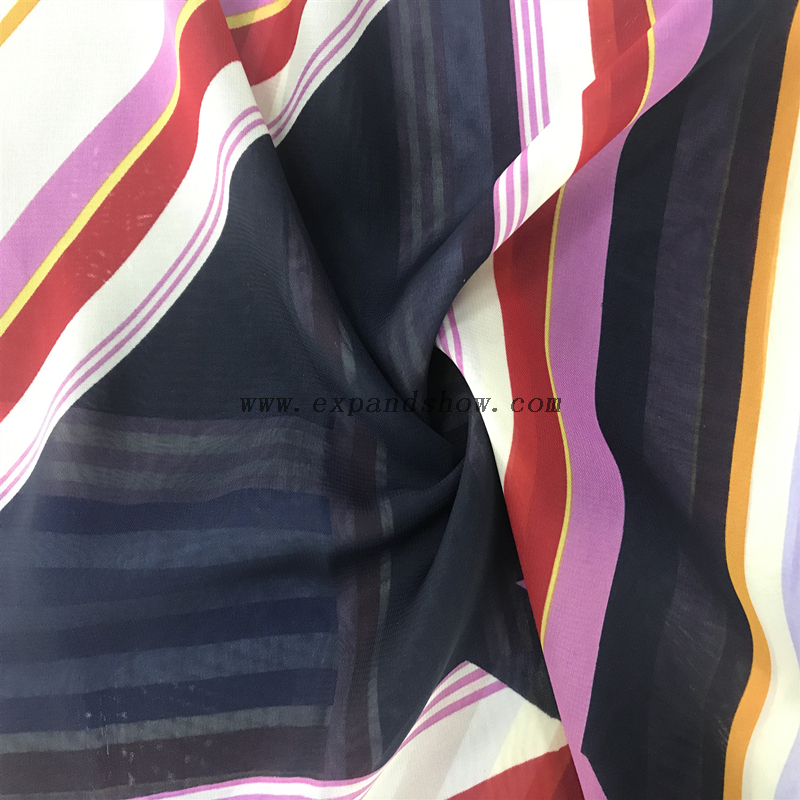Wholesale 100% polyester 100d Chiffon printed Fabric for dresses