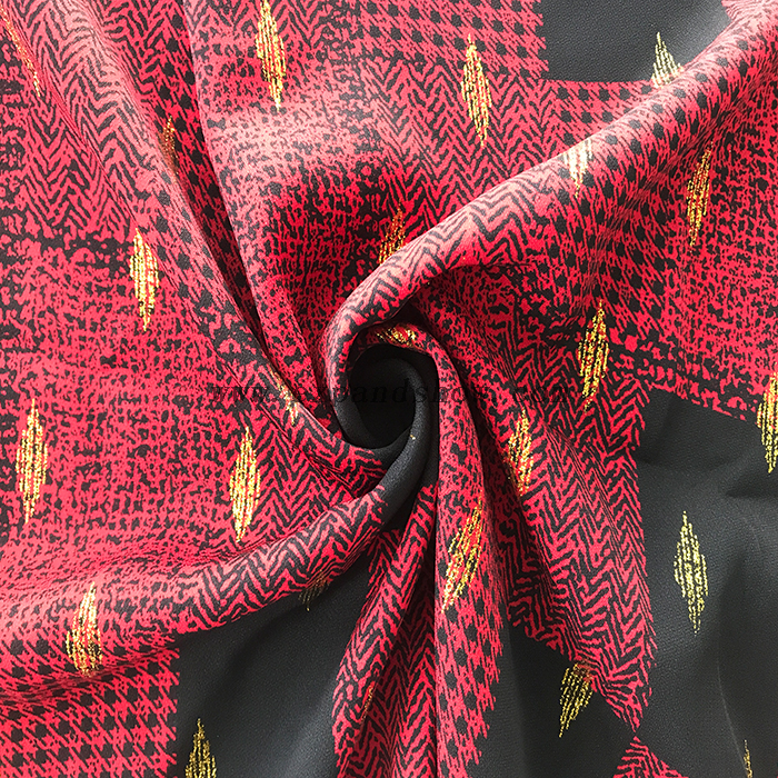 Rhombus printed fabric 