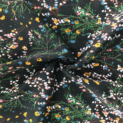 Lurex Chiffon Crepe fabric 
