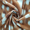Fancy printed women dresses fabric polyester 50D chiffon pearl digital fabric
