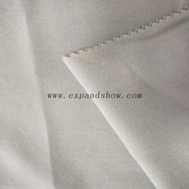 Fancy women dresses fabric polyester tissue faille crepe printed 