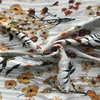 Beautiful silver stripe fabric 