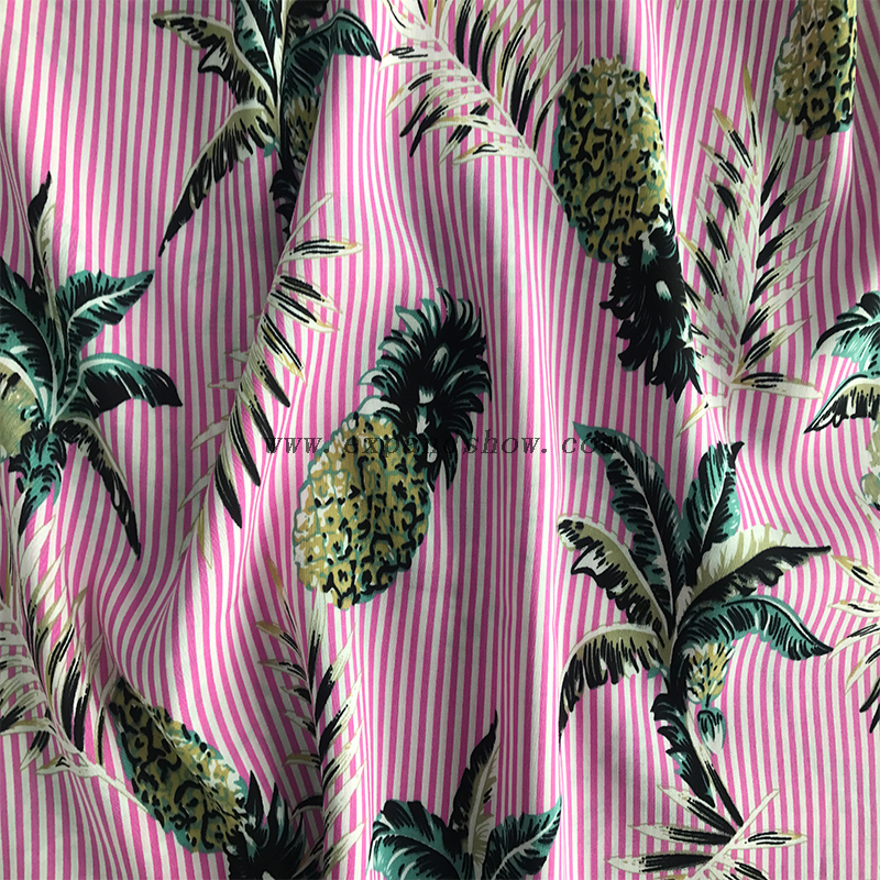Rayon Printed Fabric