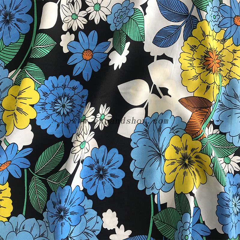 Rayon Printed Fabric