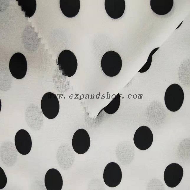 fancy women dresses fabric polyester 180CEY Printed