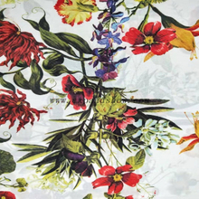 Fancy printed women dresses fabric polyester chiffon digital fabric