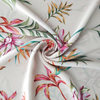 Fancy women dresses fabric polyester high quality soft moss crepe dobby georgette printed