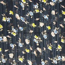 Fancy women dresses fabric polyester chiffon D&L printed fabric 