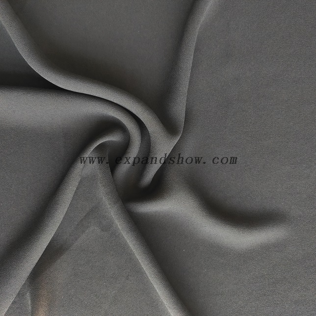 Fancy women dresses fabric polyester chiffon dyed fabric 