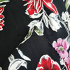 Fancy women dresses fabric polyester dty puff printed