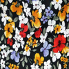Fancy printed women dresses fabric fuli crepe fabric 