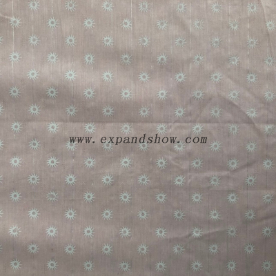 Fancy women dresses fabric cotton lurex&dobby pigment fabric 