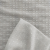 Fancy women dresses fabric polyester chiffon crinkle jacquard dyed 