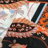 Fancy women dresses fabric polyester high quality soft moss crepe dobby georgette printed 