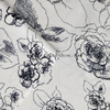 fancy women dresses fabric polyester polka printed 