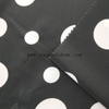 fancy women dresses fabric polyester polka printed 