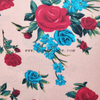 fancy women dresses fabric polyester high quality bubble chiffon printed