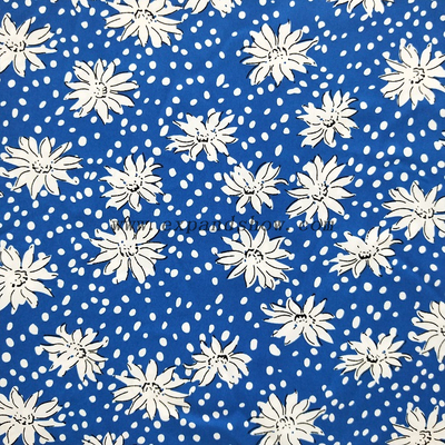 fancy women dresses fabric polyester polka printed 