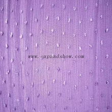 Fancy women dresses fabric rayon crinkle jacquard fabric dyed 