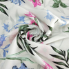 Fancy women dresses fabric polyester high quality soft moss crepe dobby georgette printed 